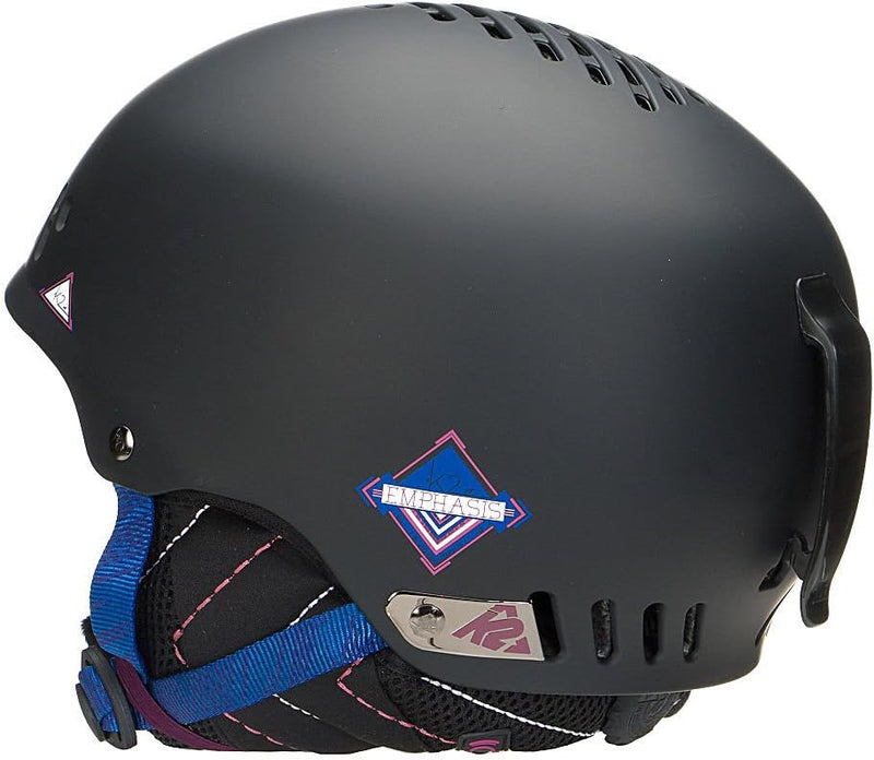 K2 Damen Helm Skihelm Emphasis S Schwarz, S Schwarz