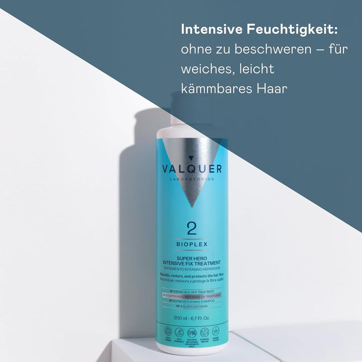 Valquer Bioplex Nr. 2. Intensive Reparatur-Haarbehandlung für geschädigtes, trockenes und gefärbtes