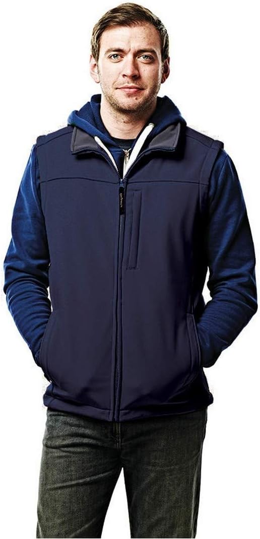 Regatta Flux Softshell-Weste für Herren (1 Stück) XL Schwarz (Schwarz/Schwarz), XL Schwarz (Schwarz/