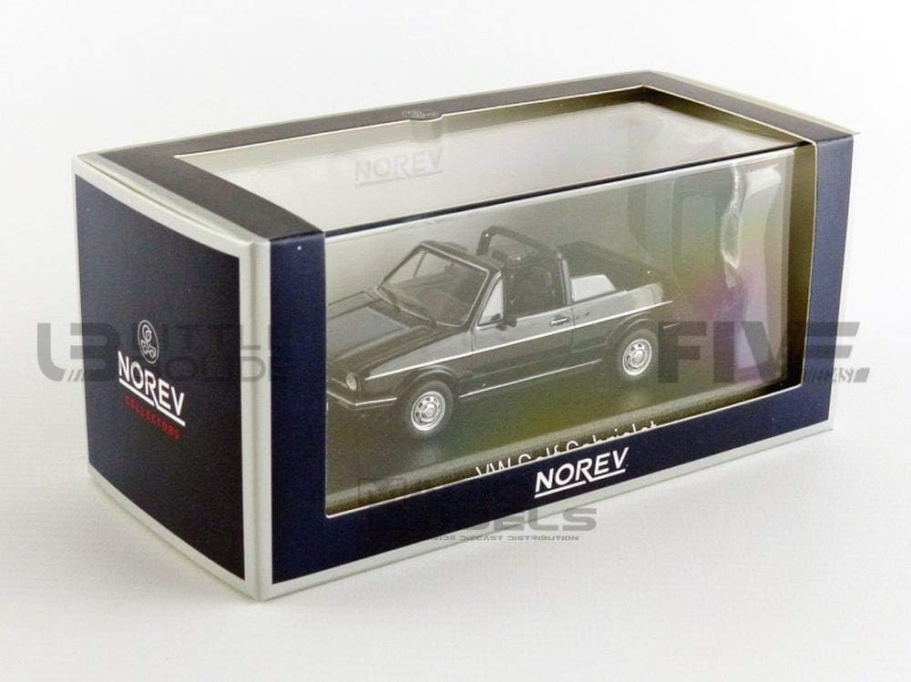 Norev nv840074 Massstab 1: 43 "1981 Volkswagen Golf Cabriolet schwarz spritzgussmodell