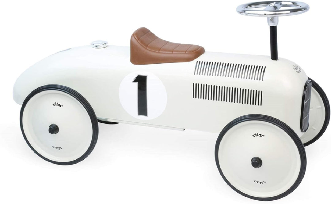 Vilac Metal Car, Creme, Creme