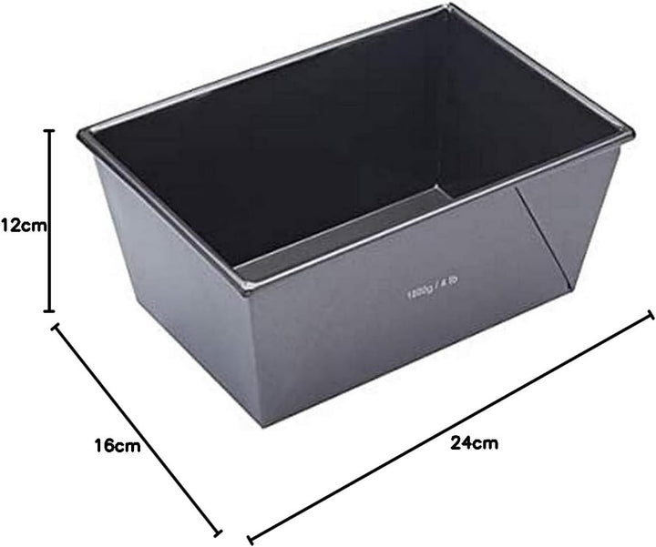 MasterClass 4lb Brotbackform mit PTFE, PFOA und BPA freiem Antihaftbeschichtung, robuster 1mm Kohlen