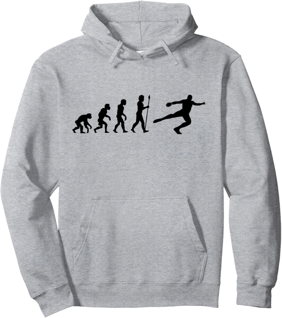 Evolution Diskus Wurf Diskus Wurf Leichtathletik Pullover Hoodie