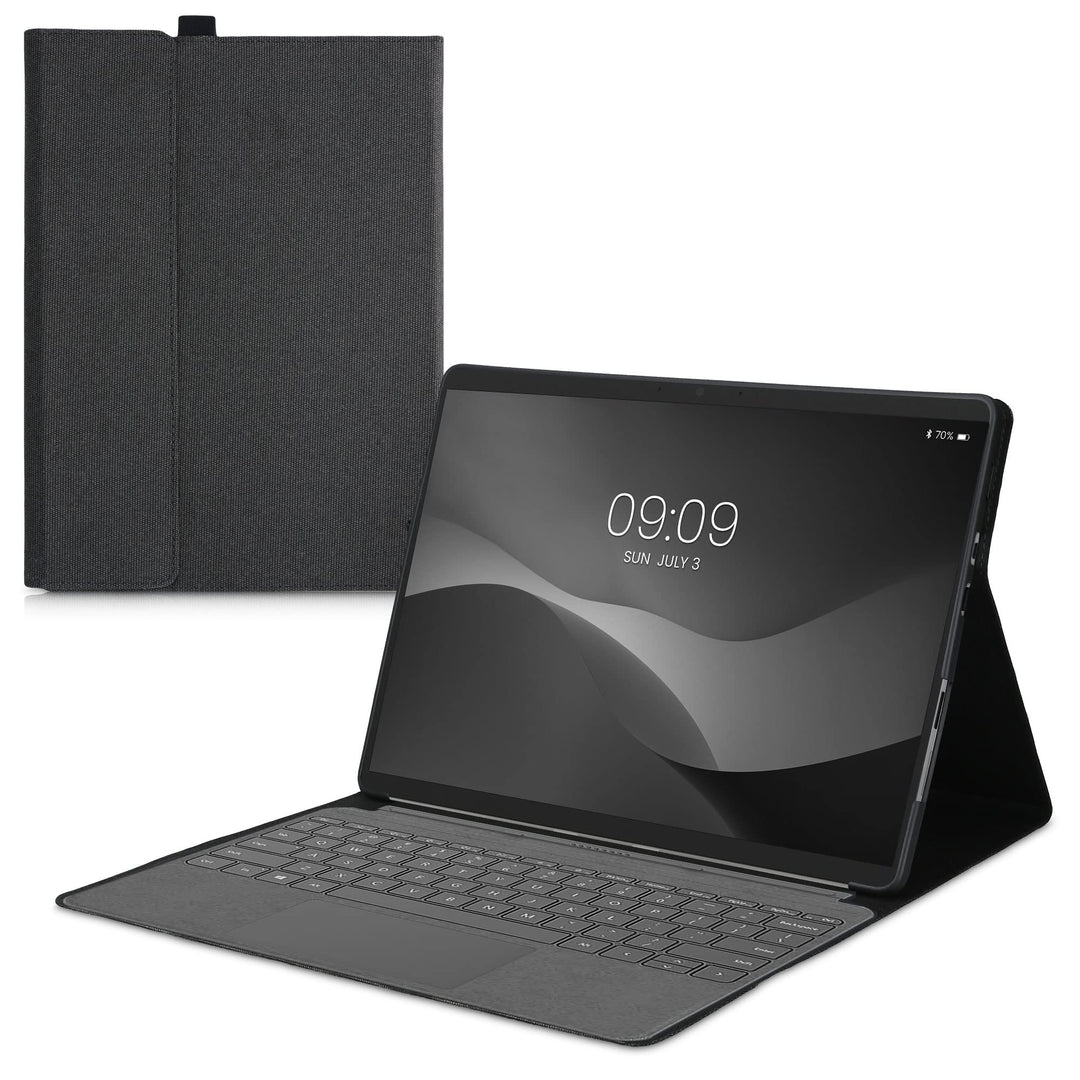 kwmobile Hülle kompatibel mit Microsoft Surface Pro 8 - Type Cover kompatibel - Stoff Tablet Cover i