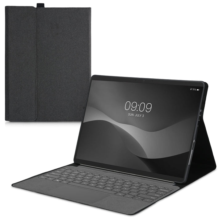 kwmobile Hülle kompatibel mit Microsoft Surface Pro 8 - Type Cover kompatibel - Stoff Tablet Cover i