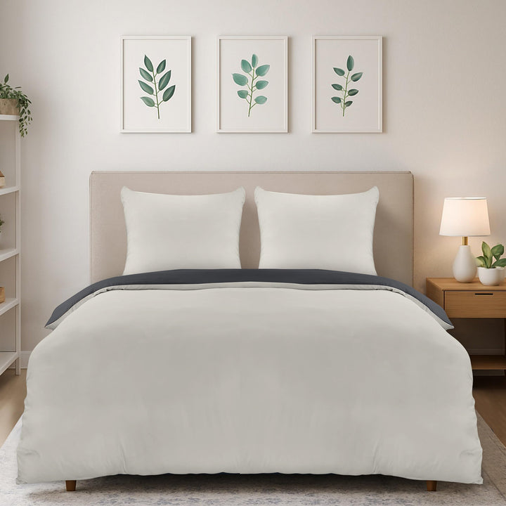 Utopia Bedding Bettwäsche 200x200 Set - Mikrofaser Bettbezug 200x200 cm + 2 Kissenbezüge 80x80 cm -