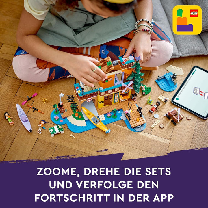 LEGO Friends Abenteuercamp mit Kayak, Bauspielzeug für Rollenspiele, Geschenkidee für Mädchen und Ju