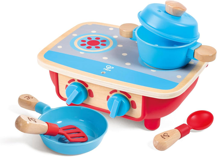 Hape E3170 Küchenset Herd Zubehör für Kinderküchen, ab 18 Monaten, 31 x 12.2 x 24.1