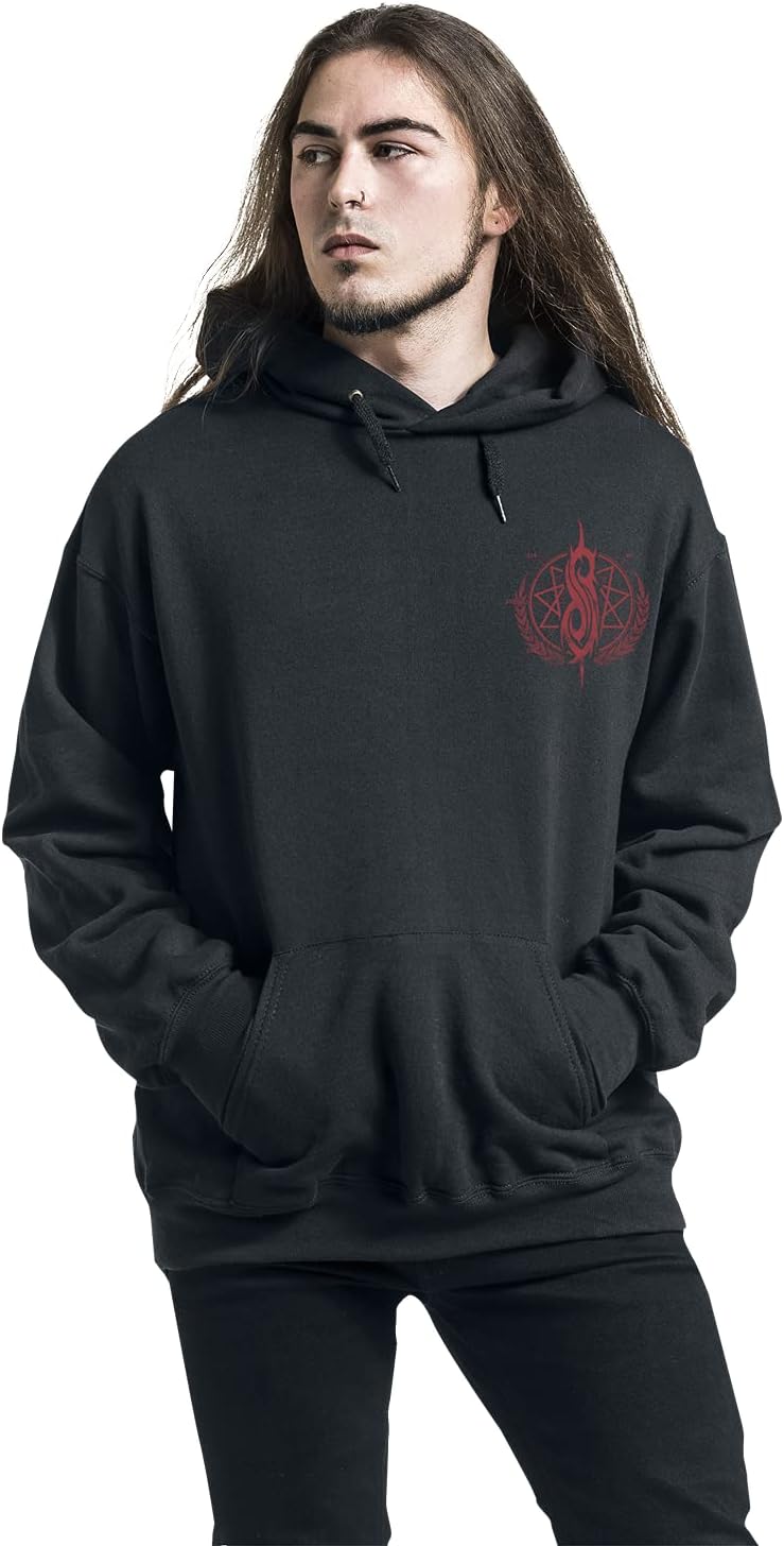 Slipknot Blurry Männer Kapuzenpullover schwarz Band-Merch, Bands 4XL Schwarz, 4XL Schwarz