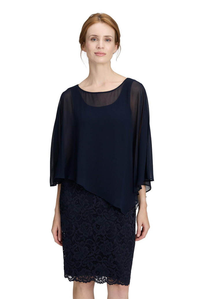 Vera Mont Damen Kleid, 36 Blau