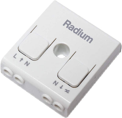 Radium Phasenabschnitt-Dimmer für 230V Lampen, 4.04 x 3.63 x 1.4 cm
