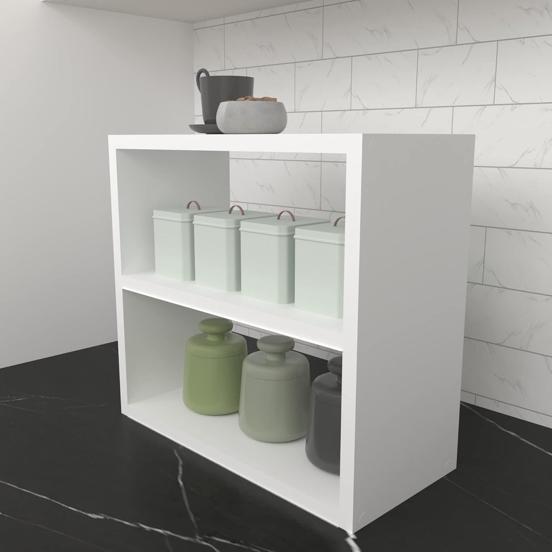 [en.casa] Küchenregal Hjo Gewürzregal freistehend für Arbeitsplatte Gewürzständer 40 x 43,5 x 20 cm