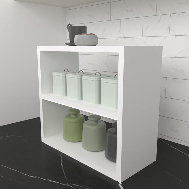 [en.casa] Küchenregal Hjo Gewürzregal freistehend für Arbeitsplatte Gewürzständer 40 x 43,5 x 20 cm