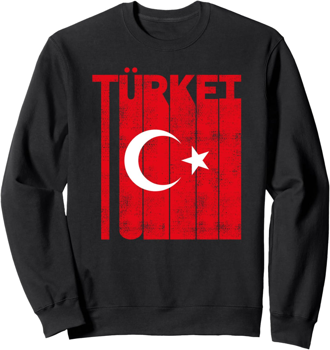 Retro Türken Vintage Türkei Flagge Geschenke Sweatshirt