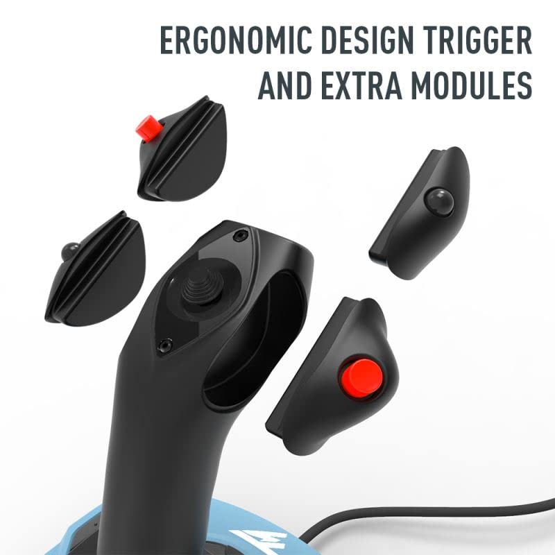 Thrustmaster TCA Captain Pack Airbus Edition - Pack bestehend aus Sidestick / Throttle / Throttle Ad