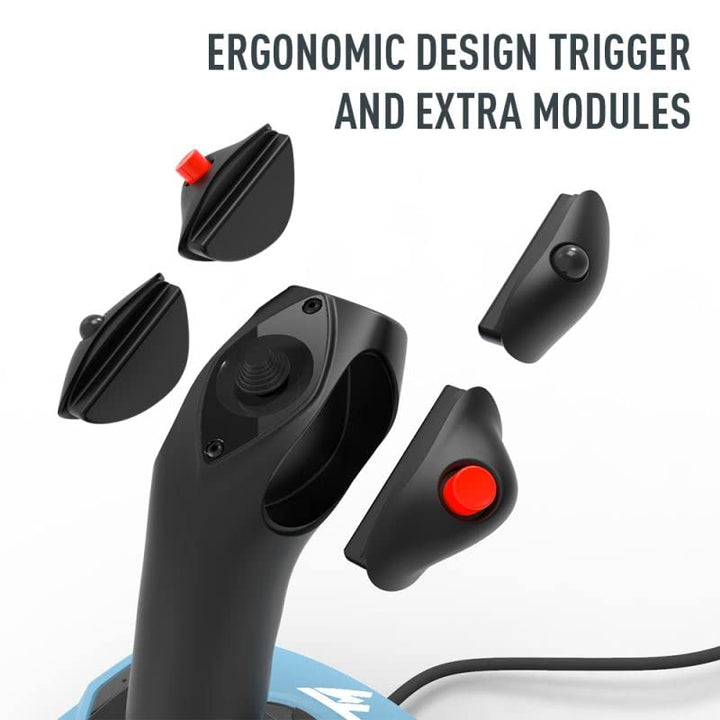 Thrustmaster TCA Captain Pack Airbus Edition - Pack bestehend aus Sidestick / Throttle / Throttle Ad