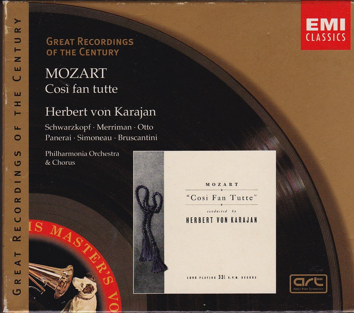 Mozart: Cosi Fan Tutte (Gesamtaufnahme), Audio-CD