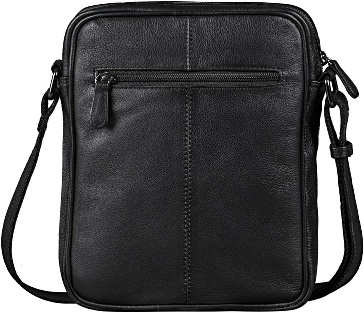 STILORD 'Randall' Vintage Ledertasche Umhängetasche Messenger Bag DIN A5 Tablettasche 9,7 Zoll für i