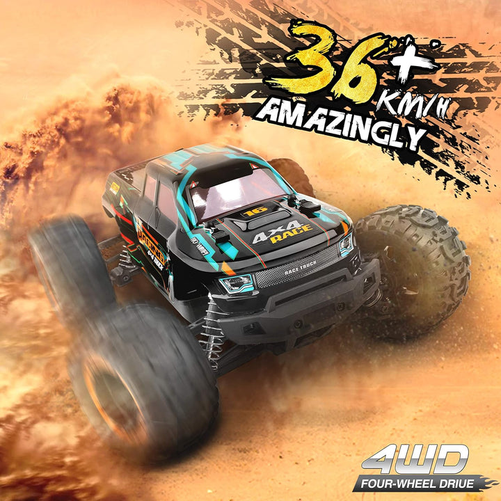 HAIBOXING Ferngesteuertes Auto 4WD RC Auto 1:16 36km/hHochgeschwindigkeits RC Monster Truck 2,4 GHz