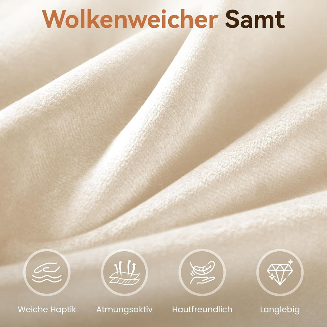 YOUDENOVA Schreibtischstuhl, Drehstuhl mit Rollen, Schminkstuhl Höhenverstellbar, Homeoffice Stuhl,