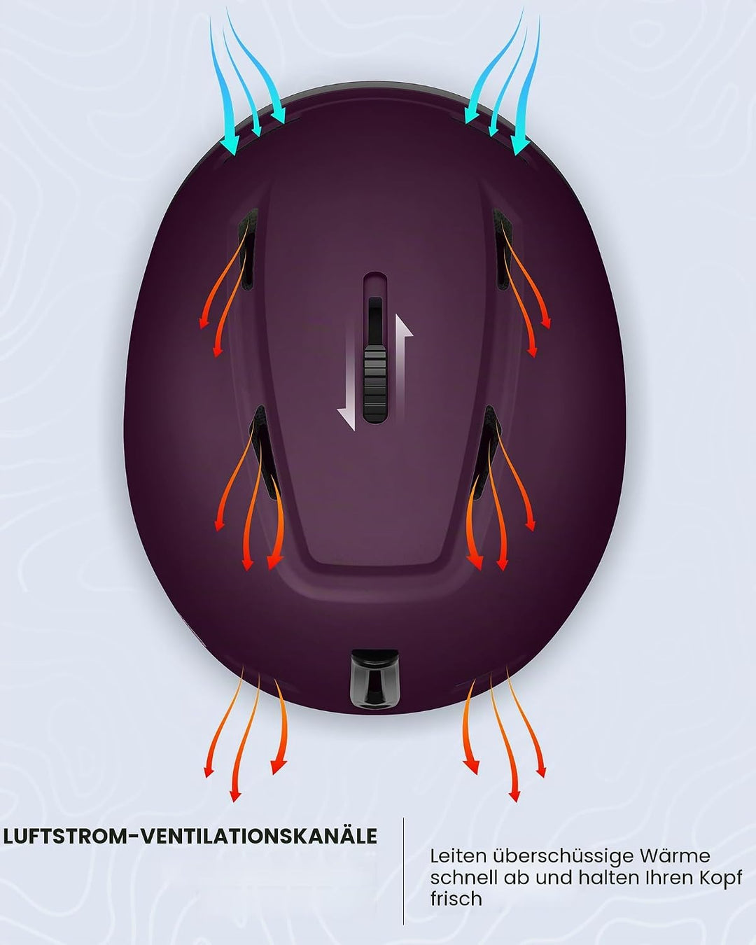 OutdoorMaster MIPS Skihelm, Snowboardhelm für Herren und Damen, Snowboard Helm mit Ventilationssyste