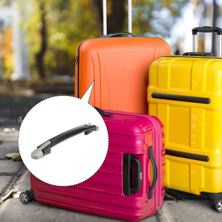 Bestonzon Koffergriff Ersatz 21Cm Schwarz Kunststoff ReisegepäCkgriff Universell Passend Leicht Zu I