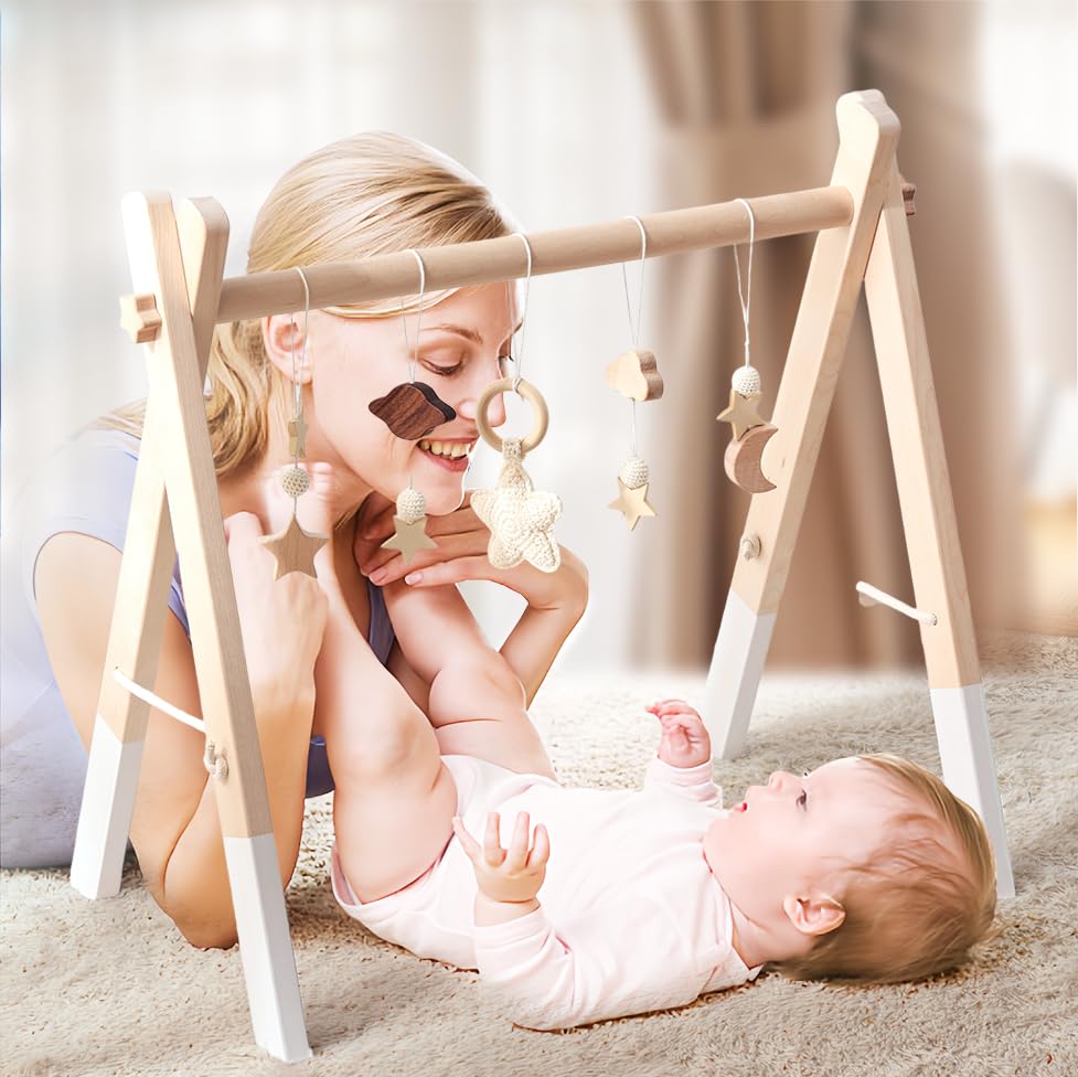 Promise Babe Spielbogen Baby Holz Baby Gym Holz Baby Spielbogen Neugeborenen Spielzeug Spielbogen Ac