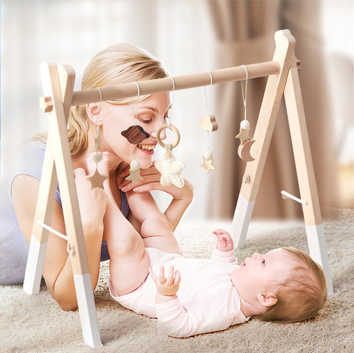 Promise Babe Spielbogen Baby Holz Baby Gym Holz Baby Spielbogen Neugeborenen Spielzeug Spielbogen Ac