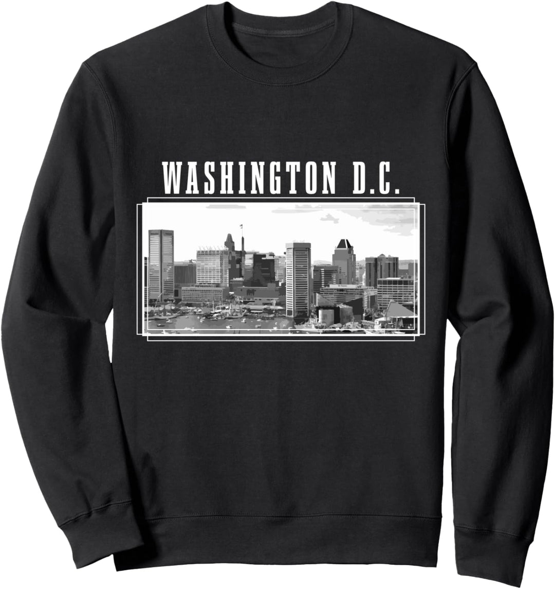 Washington D.C. Skyline Vintage USA Amerika Souvenir Sweatshirt