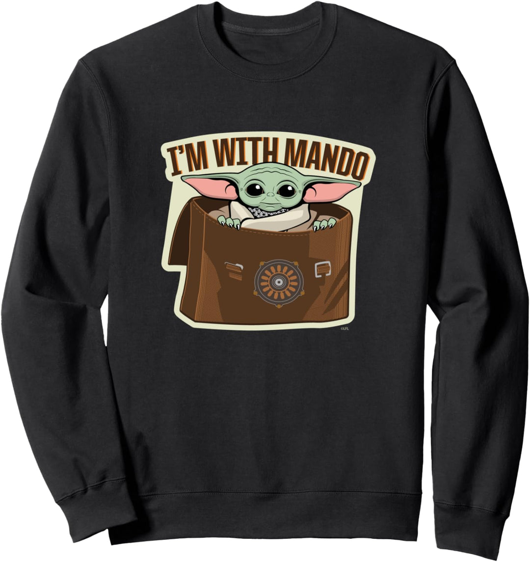 Star Wars The Mandalorian Season 3 Grogu I’m With Mando Sweatshirt