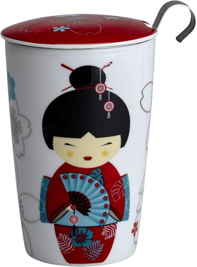 EigenArt Doppelwandbecher Teaeve Little Geisha Red