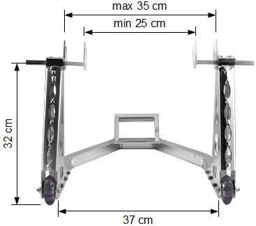 ConStands - Motorrad Montageständer Hinten Superlight Racing mit Rollen für KTM 1190 RC8/ R/ 125/200