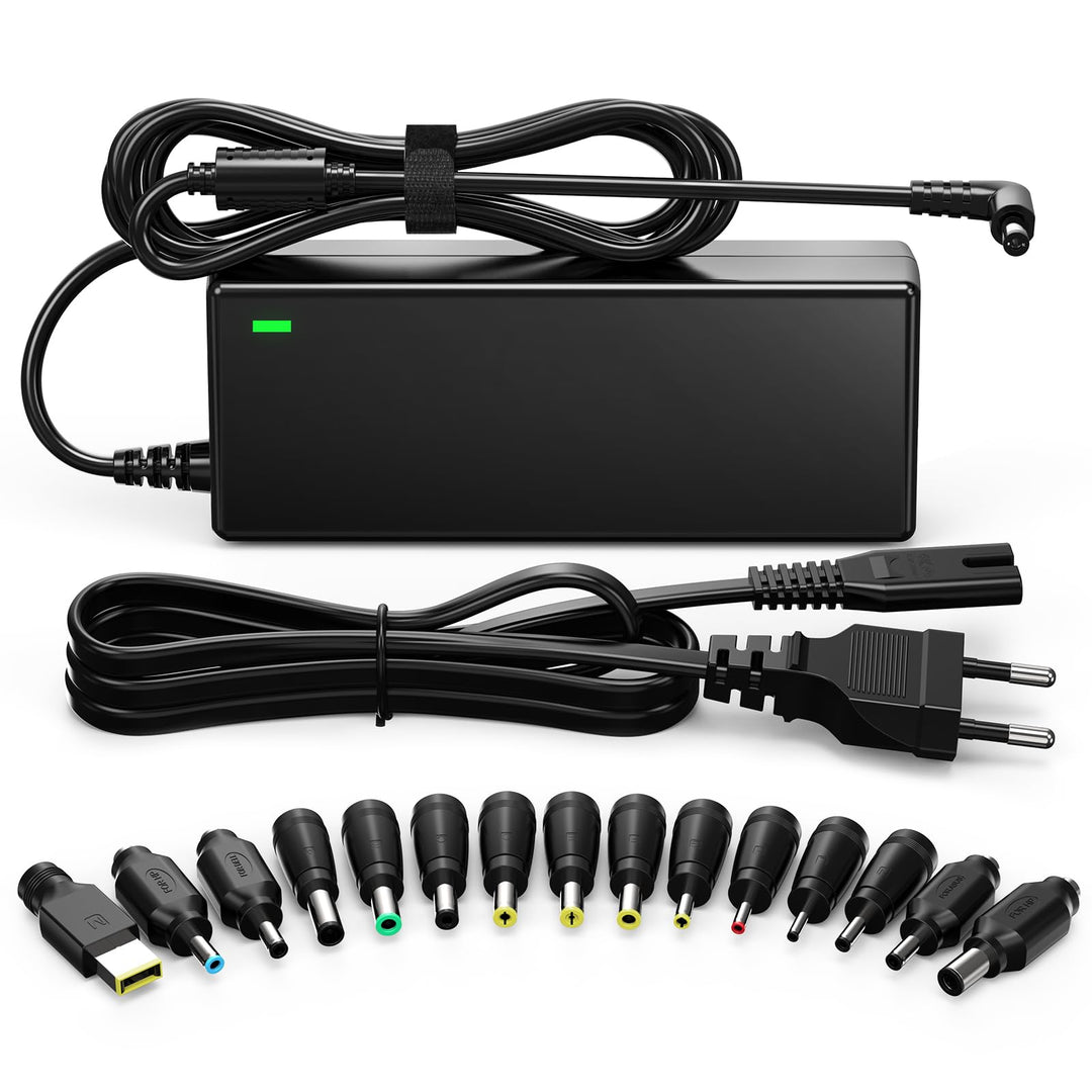 SUNYDEAL 90W Universal Netzteil Laptop Ladekabel Ladegerät für HP Lenovo ASUS Acer Dell Samsung Medi
