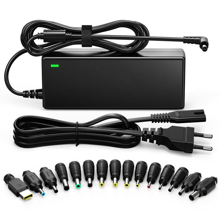 SUNYDEAL 90W Universal Netzteil Laptop Ladekabel Ladegerät für HP Lenovo ASUS Acer Dell Samsung Medi