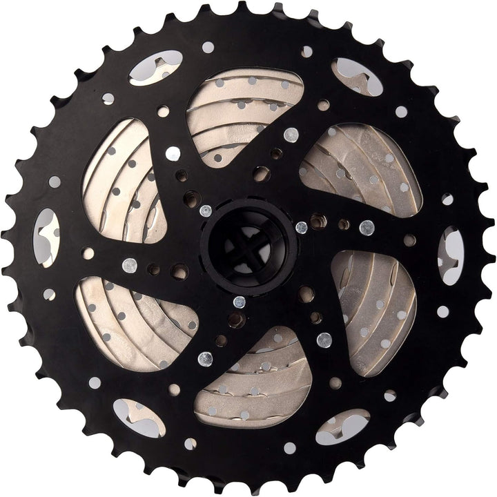 BESNIN Kassette für Mountainbike 9 Fach 11-32T/11-36T/11-40T/11-42TKassette 9 Fach Fahrrad-freilauf