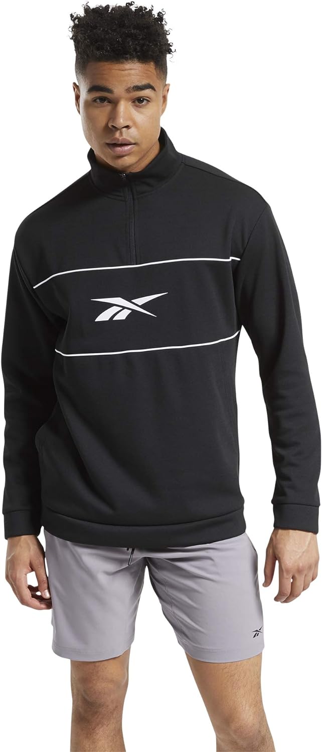 Reebok Herren Wor Dblknt Qz Sweatshirt XL Schwarz, XL Schwarz