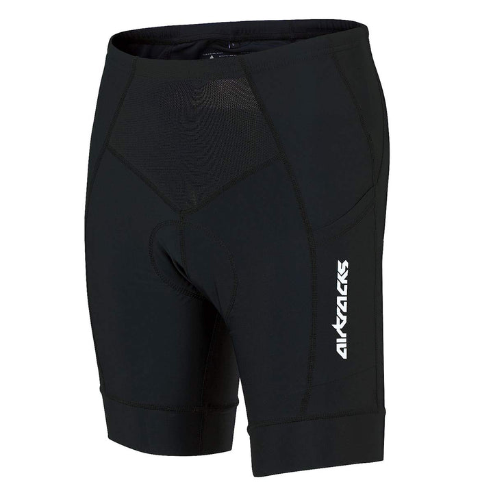 Airtracks Damen Fahrradhose Kurz Pro - Radhose - Radlerhose - 3D Coolmax gepolstert - Atmungsaktiv -