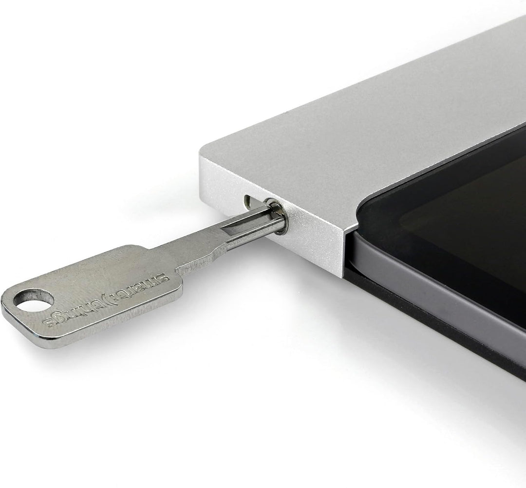 Smart things s42 s sDock Fix A10.9 Silber - Abschliessbare Wandhalterung und Ladestation zur dauerha