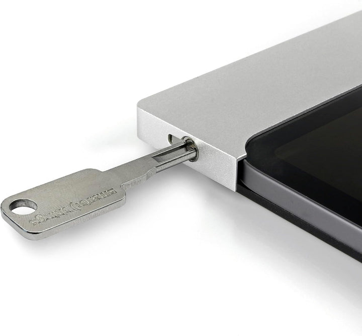 Smart things s42 s sDock Fix A10.9 Silber - Abschliessbare Wandhalterung und Ladestation zur dauerha