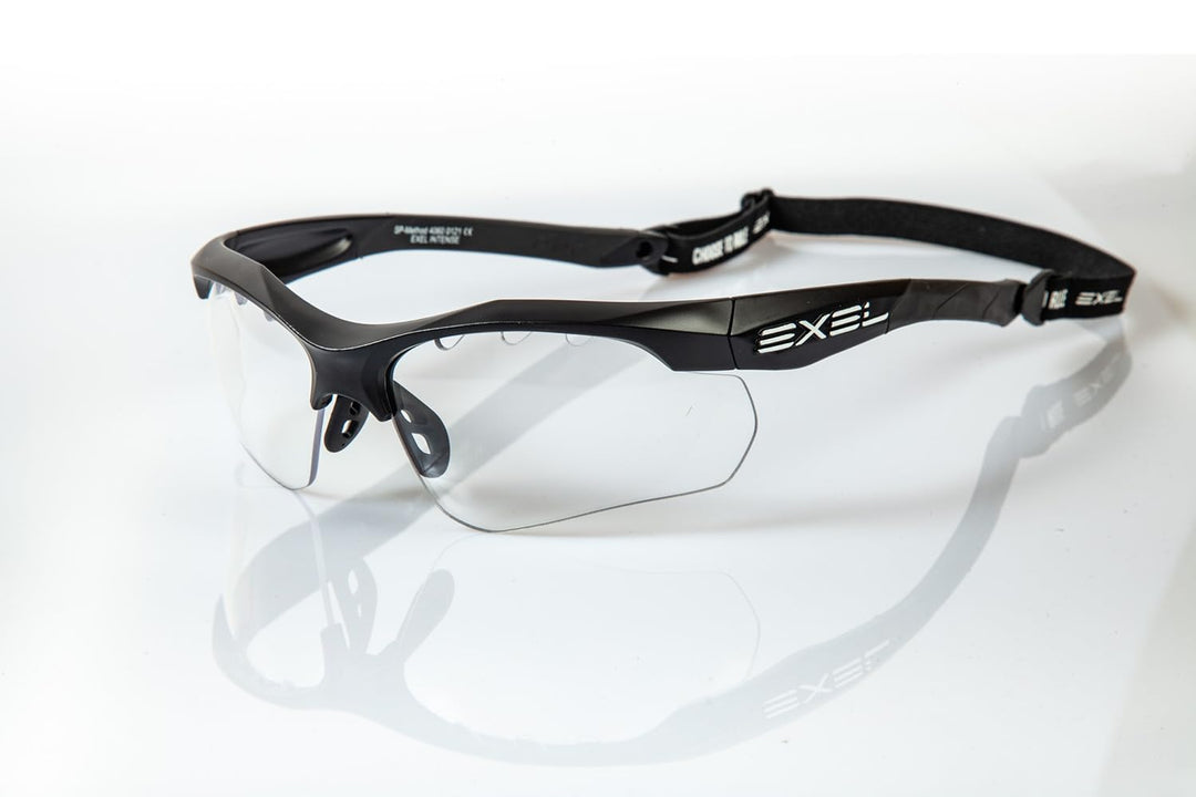 EXEL Floorball/Unihockey Schutzbrille Intense Eyeguard, für Jugend und Erwachsene, IFF geprüft, mit