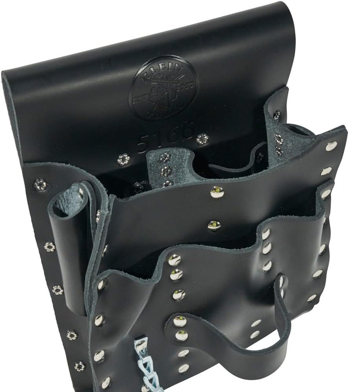 Klein Tools 5166 7-pocket Tool Pouch, Schwarz