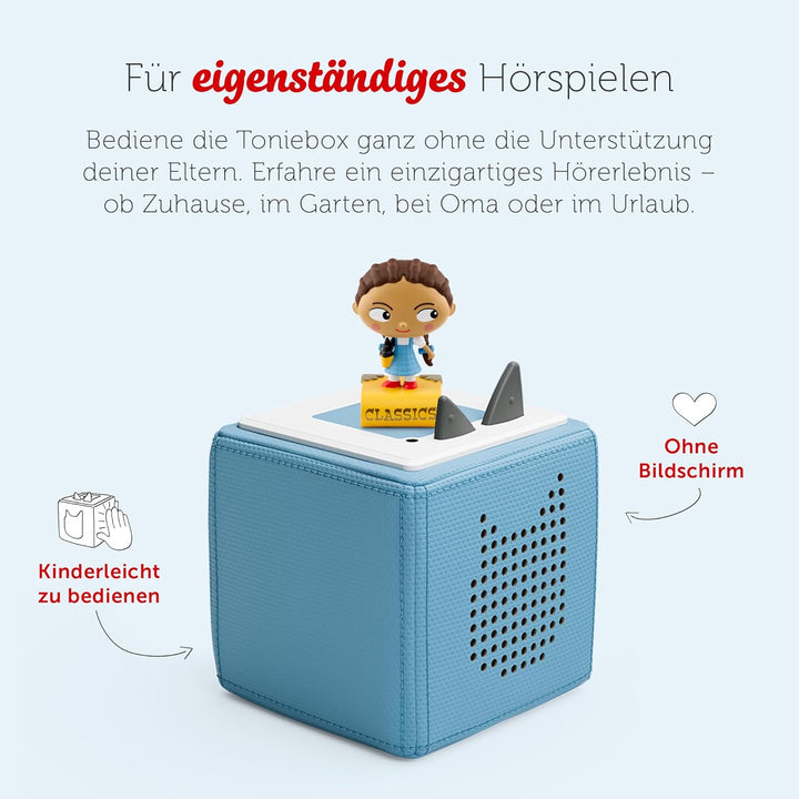 tonies Hörfiguren für Toniebox, Lieblings-Klassiker – Der Zauberer von Oz und Zwei weitere Klassiker