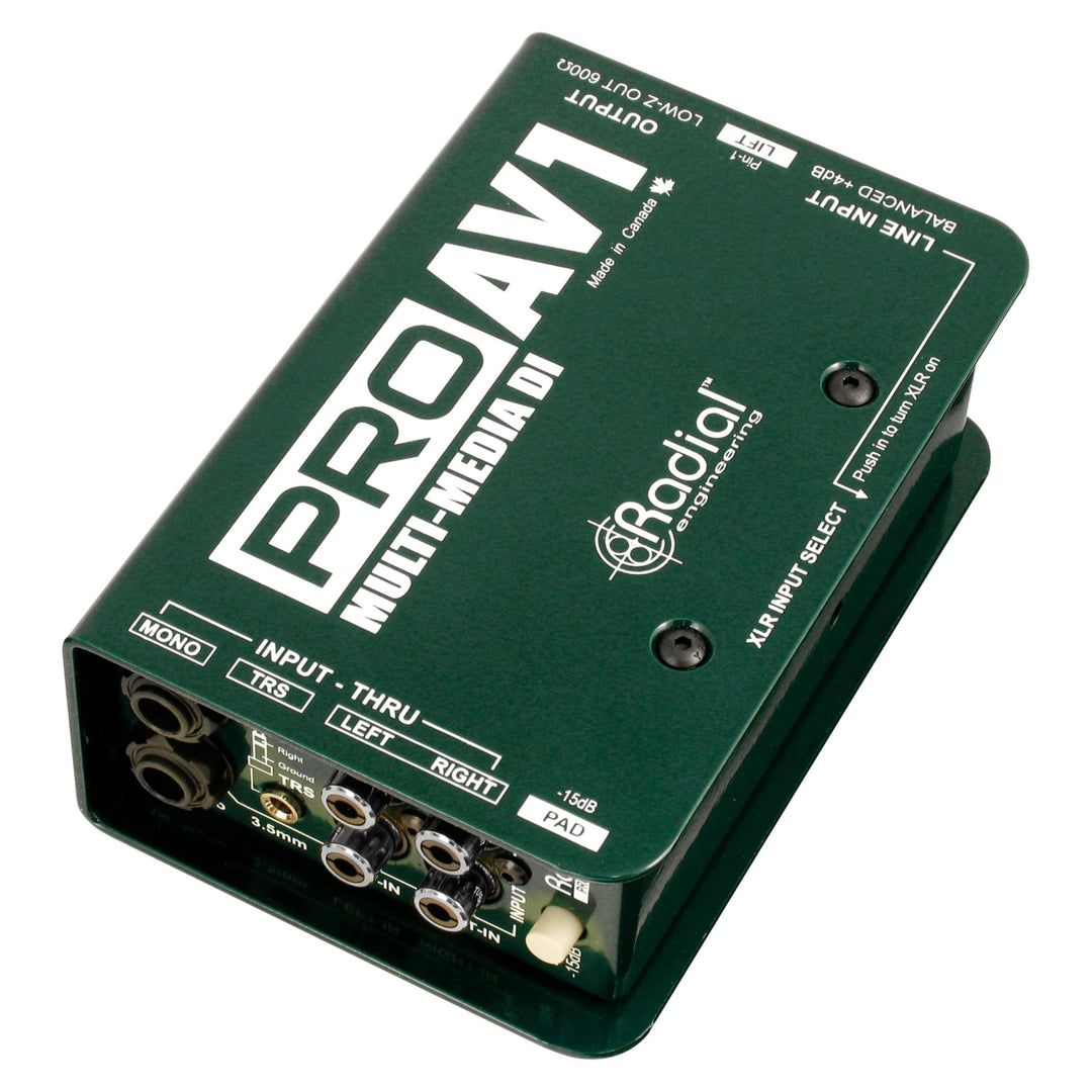 Radial Pro AV1 passive Multimedia DI-Box