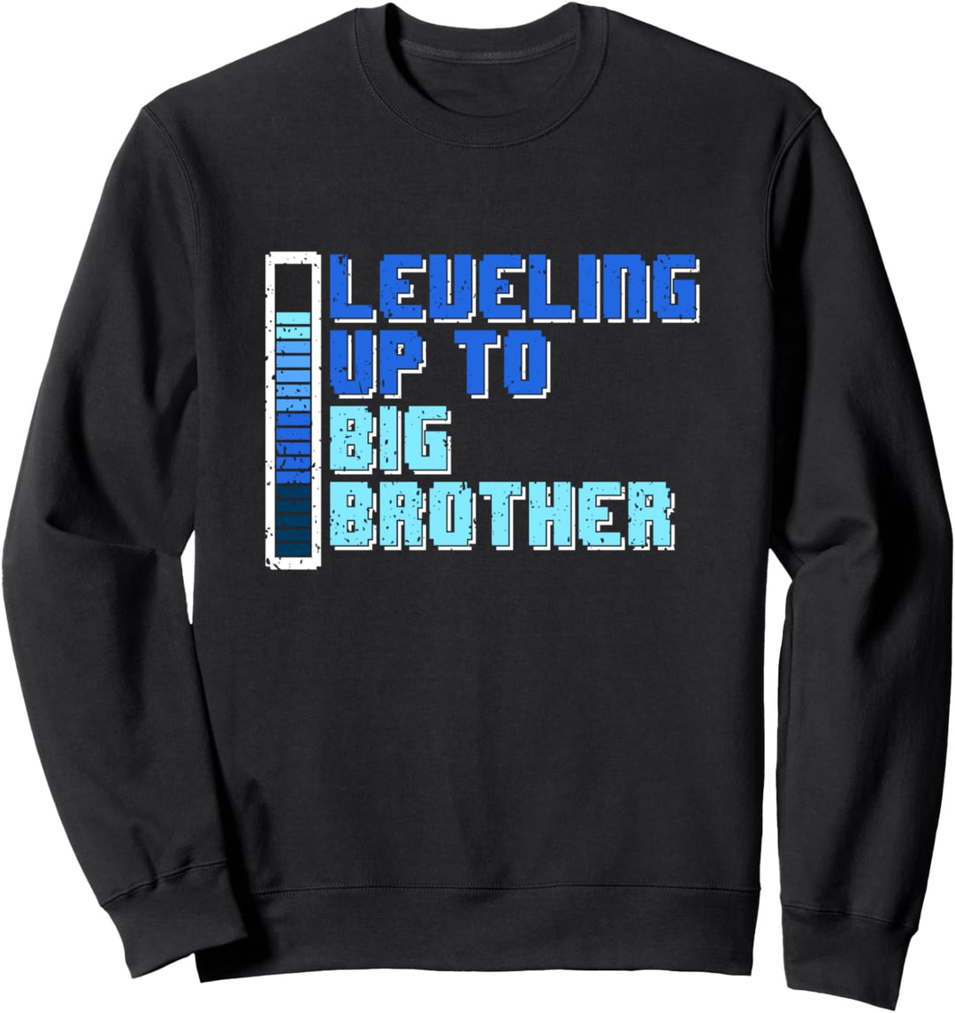 Level up zum grossen Bruder - Lustiges Gamer Baby Geschenk Sweatshirt