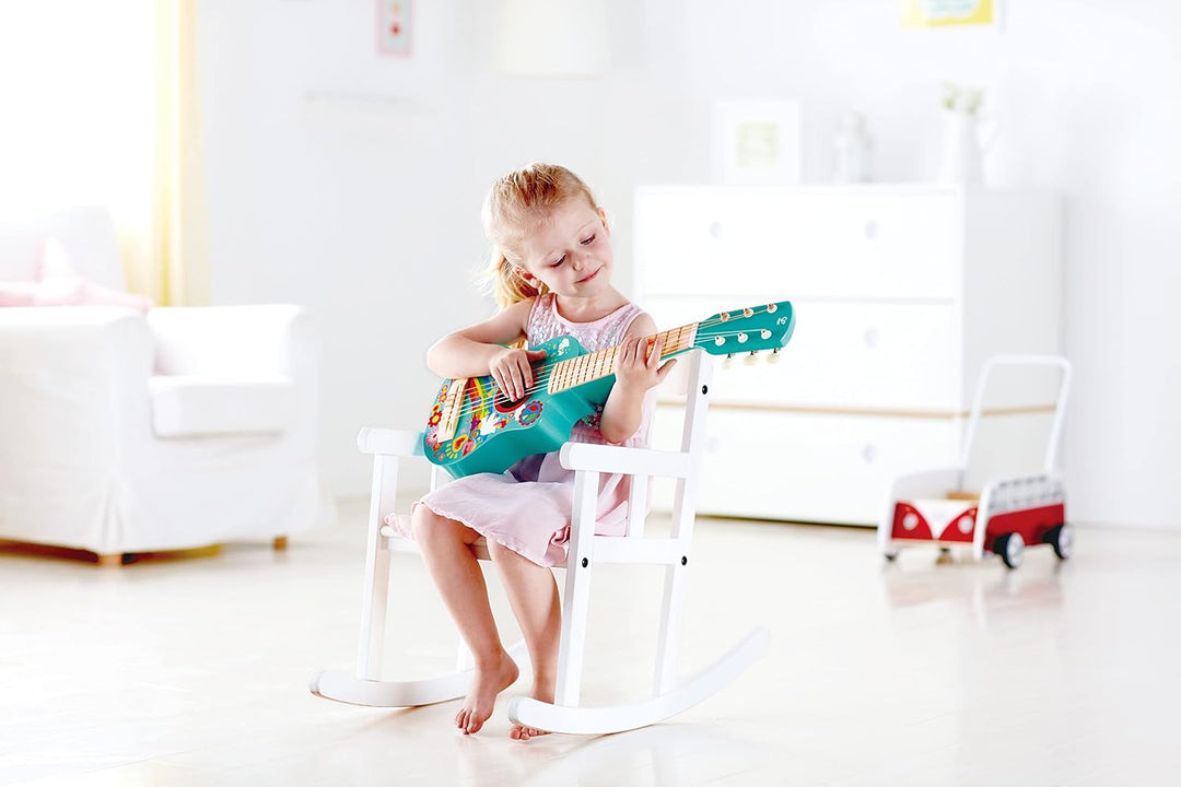 Hape Gitalele Flower-Power, Spielzeug Musikinstrument für Kinder ab 3 Jahre Mehrfarbig, Mehrfarbig