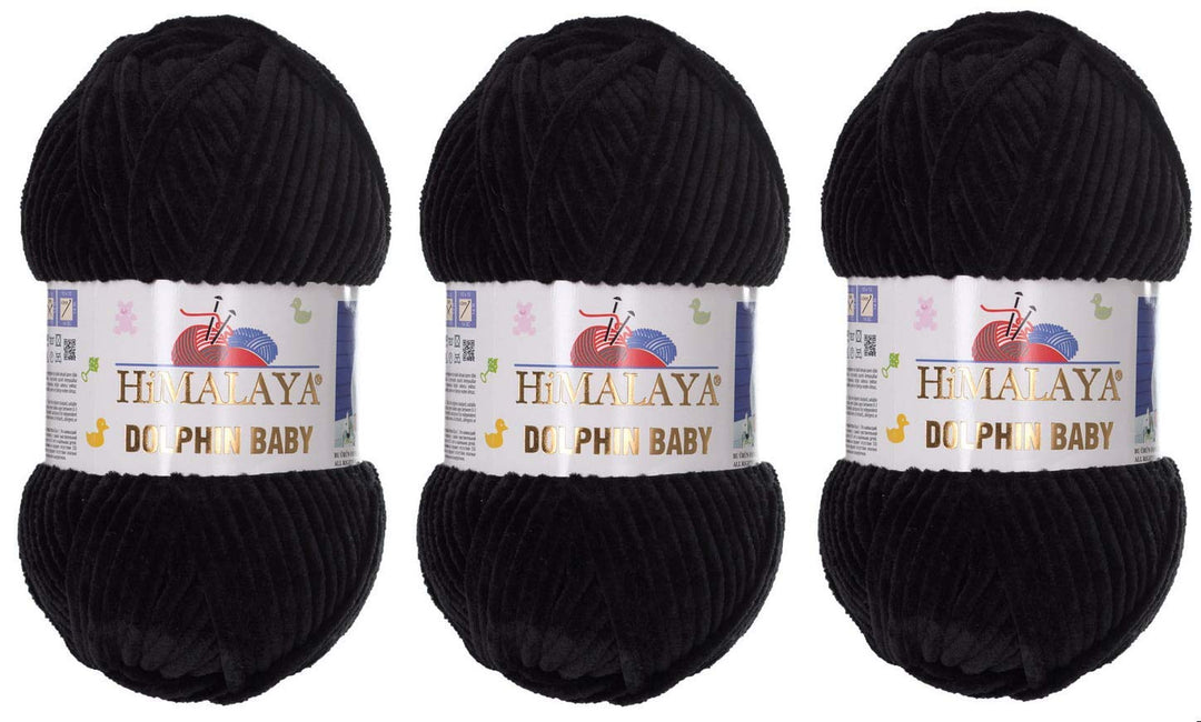 3 Knäuel Himalaya Delphin Baby Garn 395 Yards 3x100g Super Bulky Baby Blanket Garn (80311), 80311