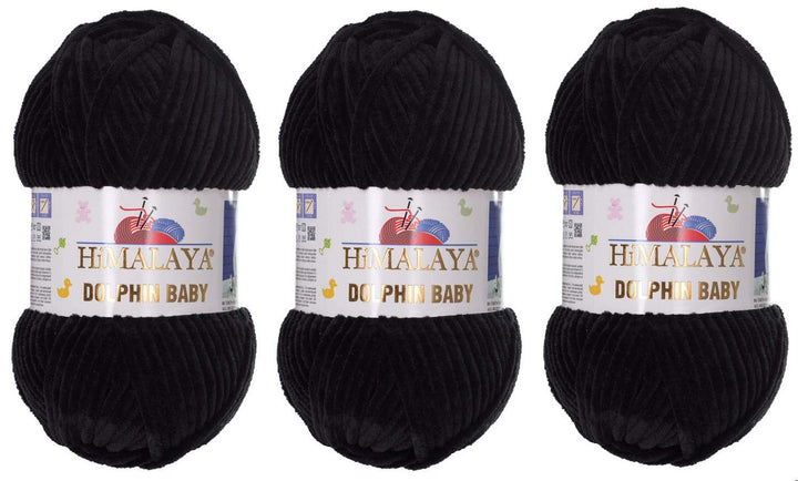 3 Knäuel Himalaya Delphin Baby Garn 395 Yards 3x100g Super Bulky Baby Blanket Garn (80311), 80311