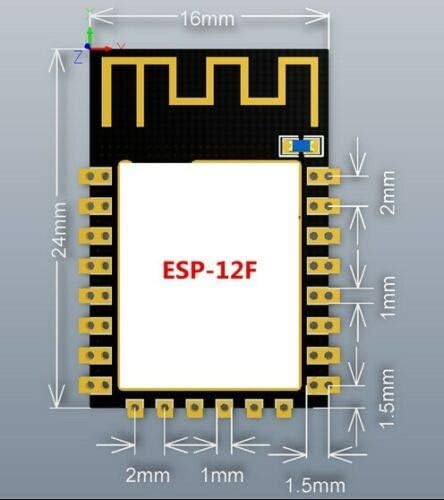 5 STK ESP ESP8266 Serial WLAN Transceiver Modul (ESP12F)