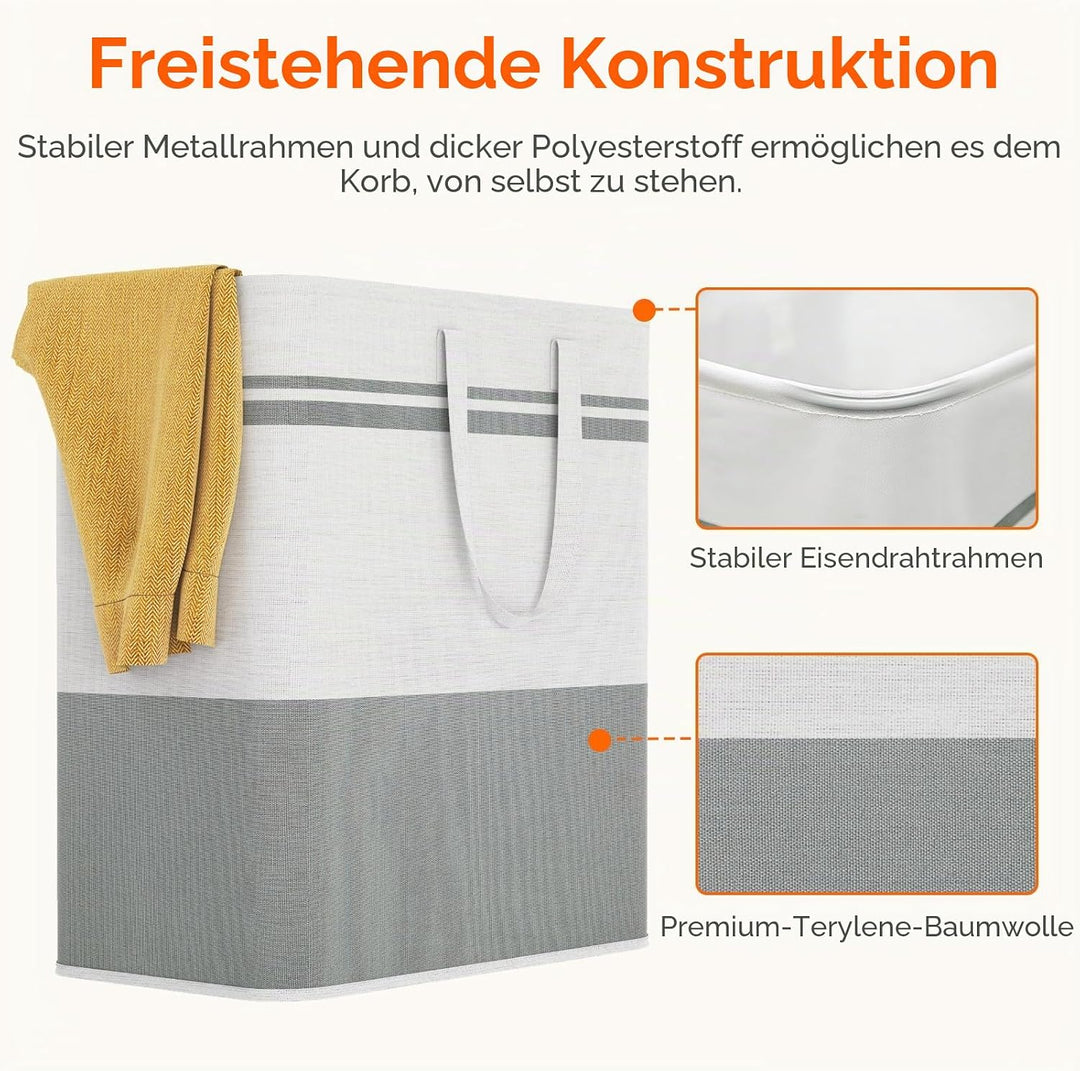 Lifewit 2 Stück Pfandflaschen Sammelbehälter mit Deckel 100L, Gross Pfandflaschen Aufbewahrung, Behä