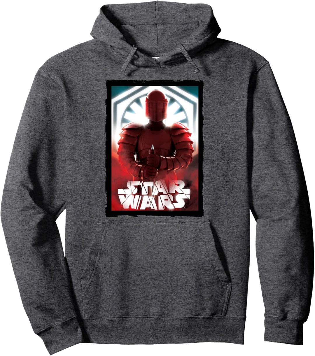 Star Wars The Last Jedi Red Trooper Cracked Logo Poster Pullover Hoodie